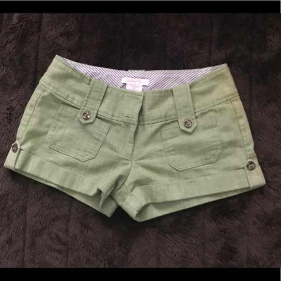 Charlotte Russe Pants - Charlotte Russe Green Shorts Size Small